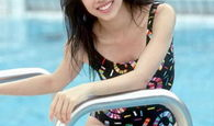 泳装女明星,美丽与力量的完美融合